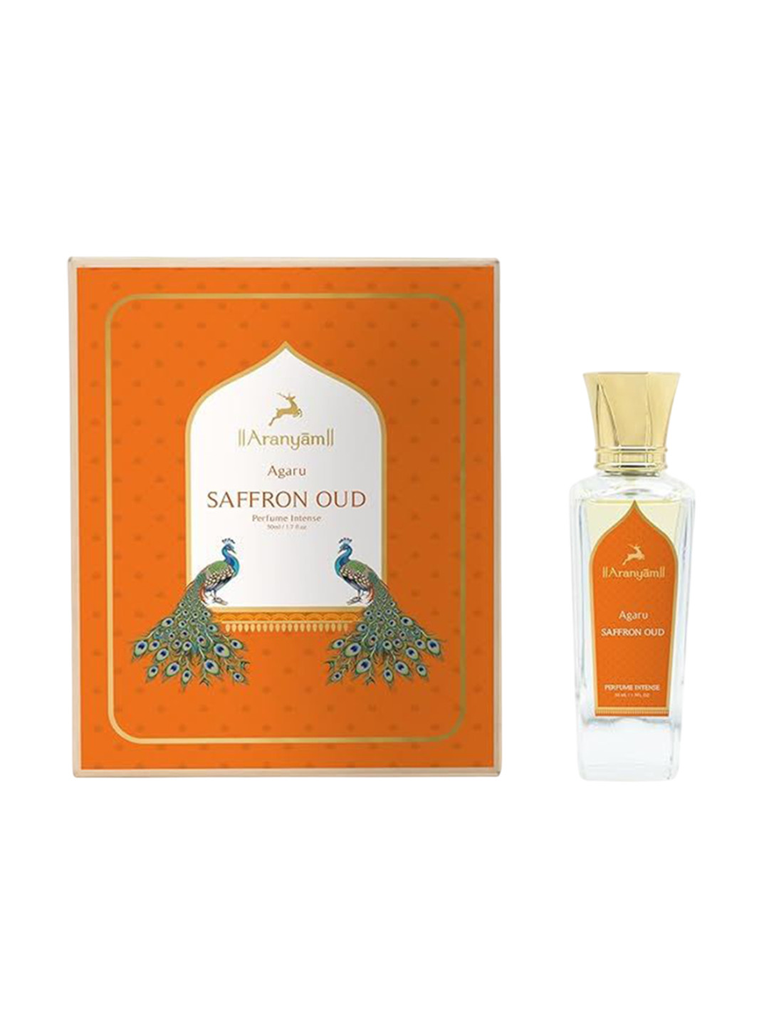 Aranyam Infused Saffron Oud Intense Long Lasting Perfume - 50 ml
