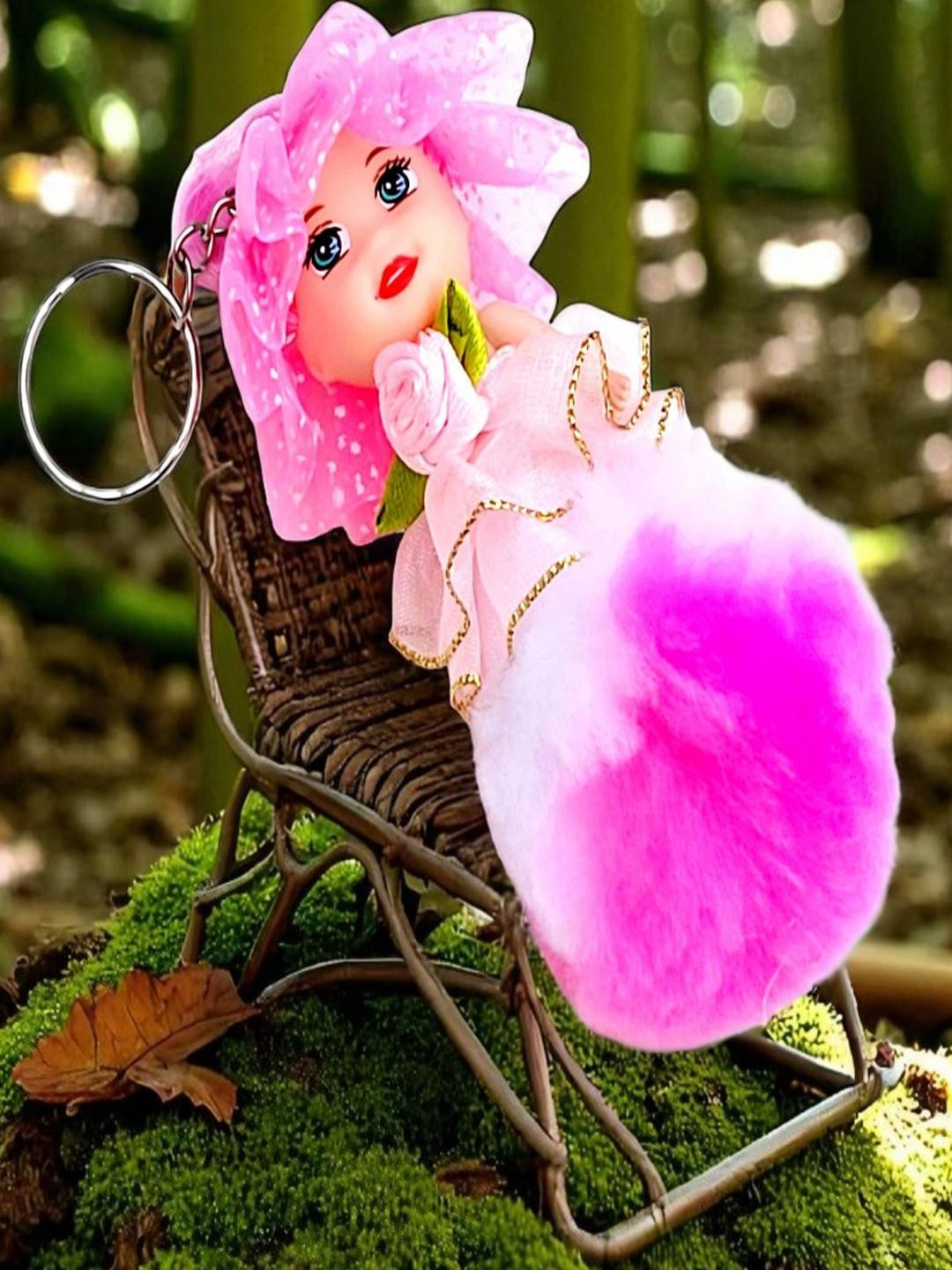 ADOREAL Pink Doll Keychain