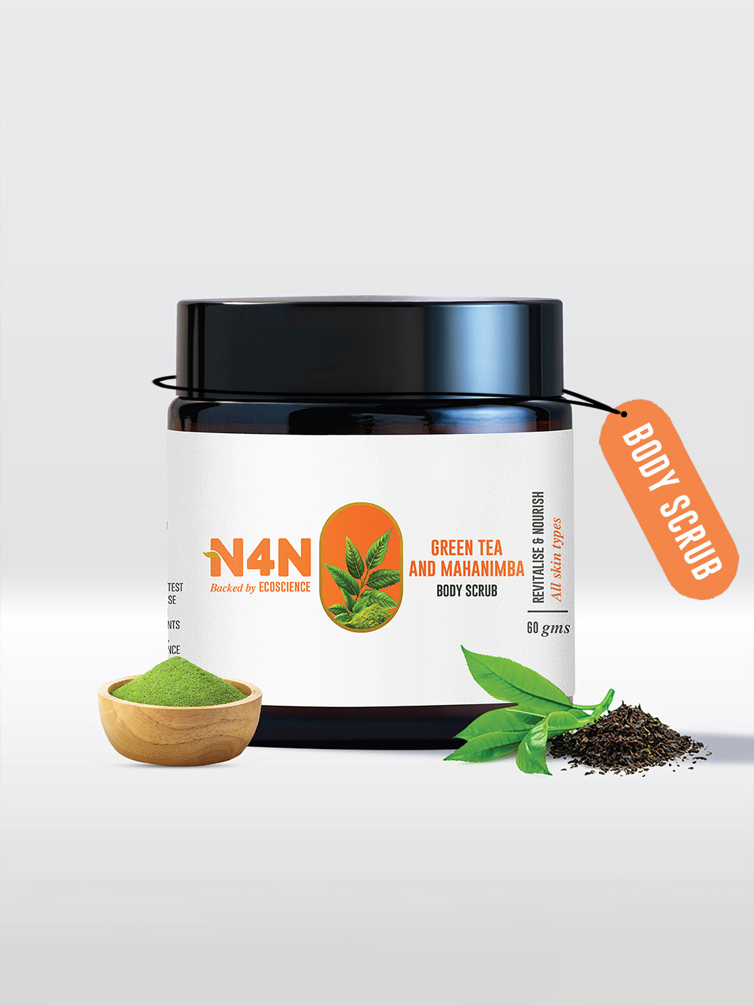 N4N  Hydrator Nourishing Body Scrub With Green Tea - 60g