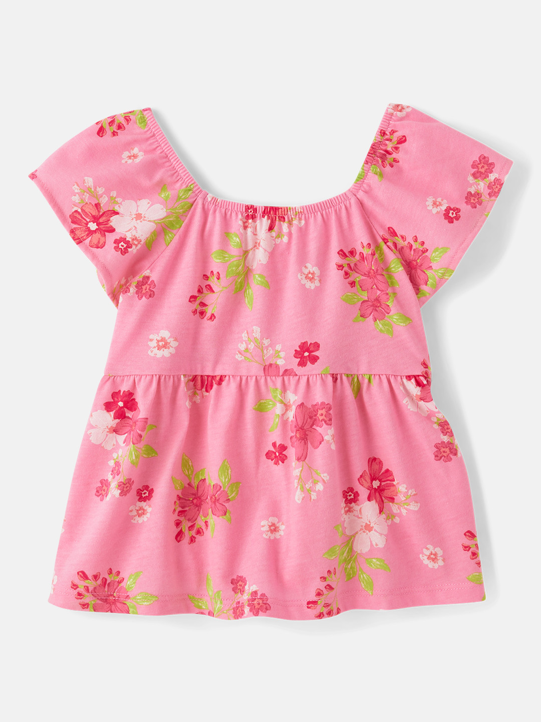 THE CHILDREN'S PLACE Floral Print Tie-Ups Back Top