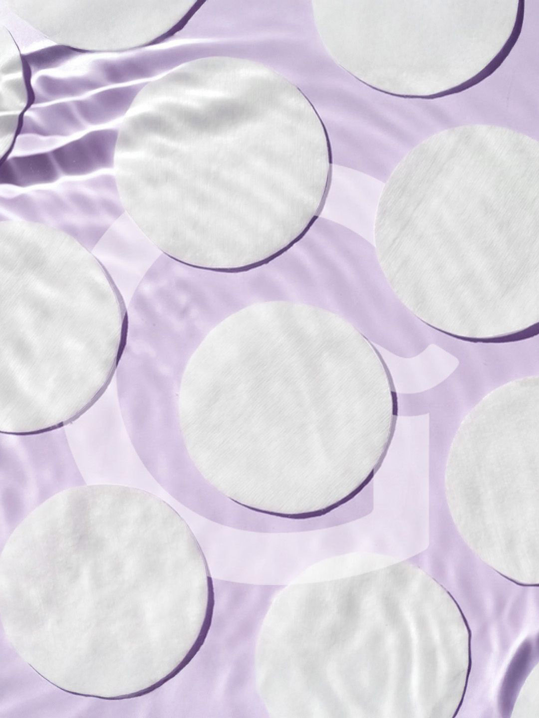 GUBB Cotton Pads Embossed - 100 Pcs