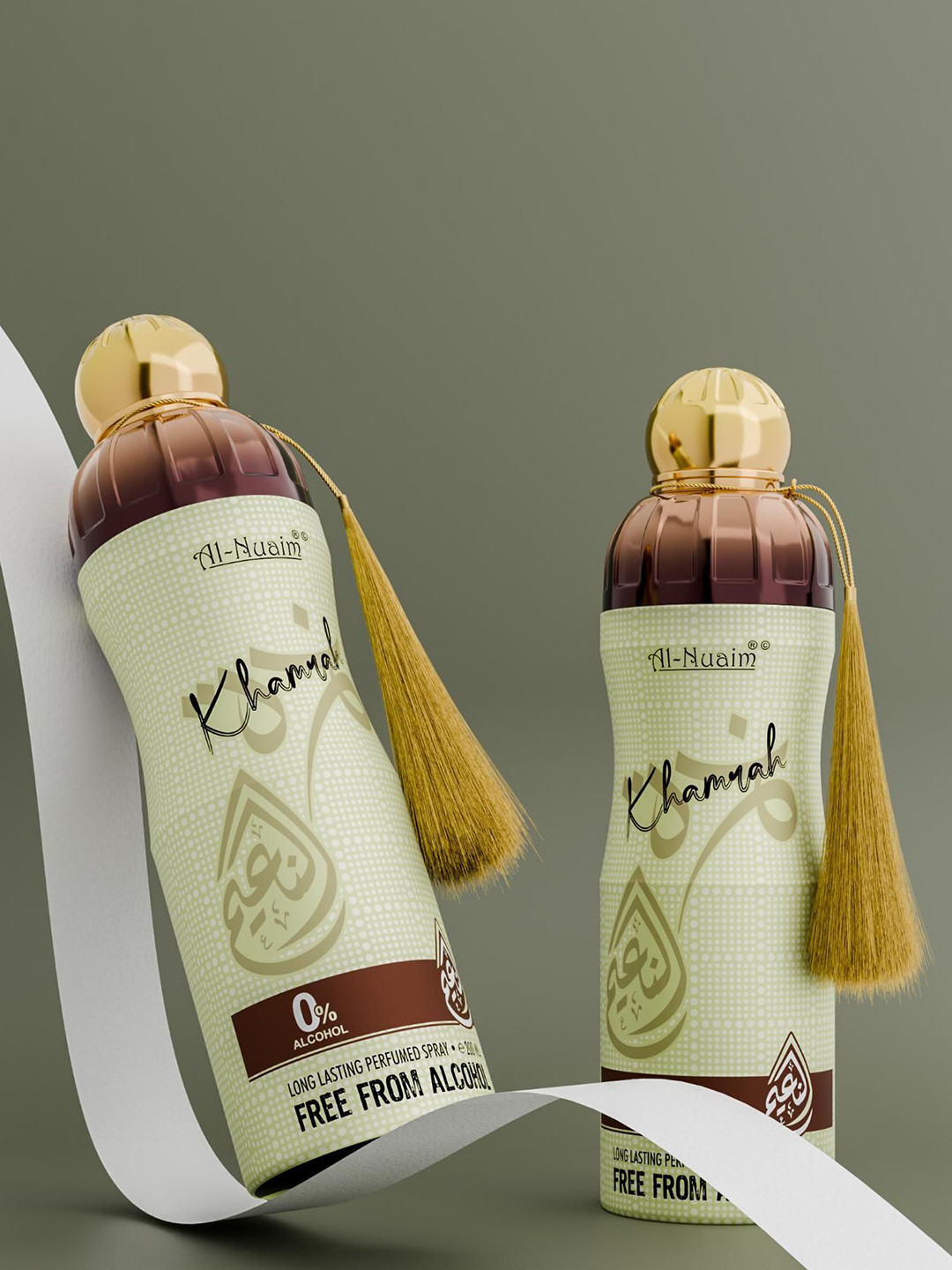 Al-Nuaim Set Of 2 Alcohol Free Perfume Body Spray 200ml Each - Khamrah & Freshia
