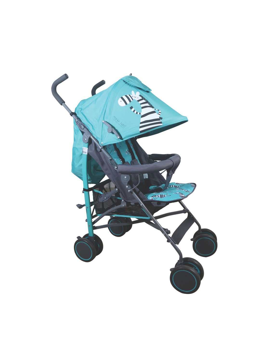 Polka Tots Kids 5-Point Safety Harness Foldable Strollers