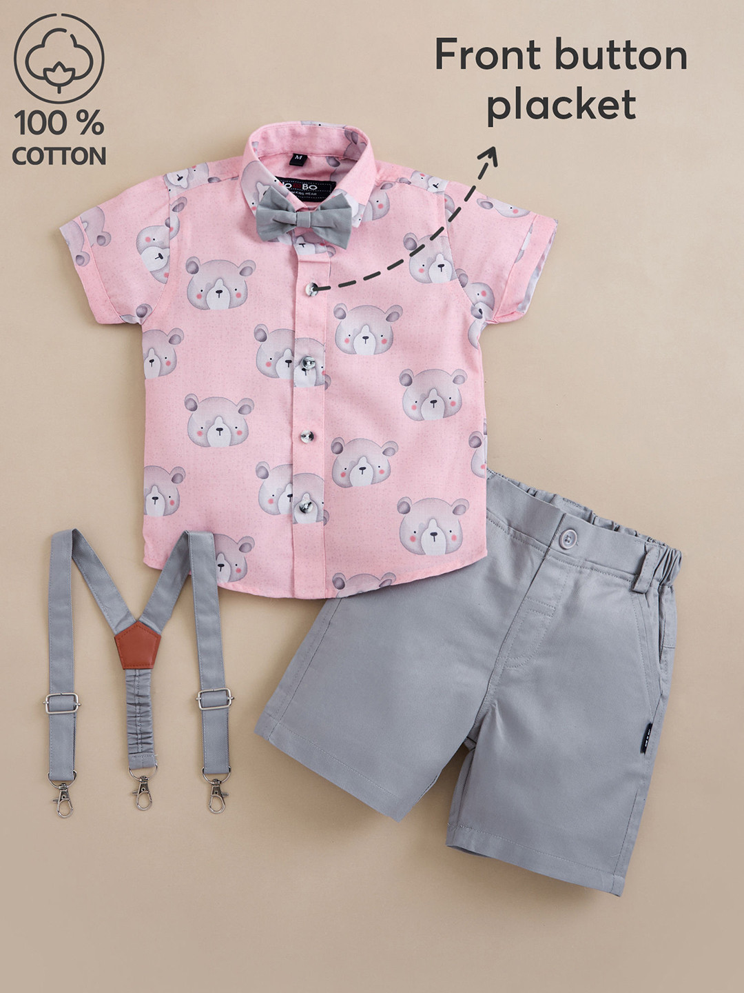 2-Pc Koala Friends Cotton Formal Set