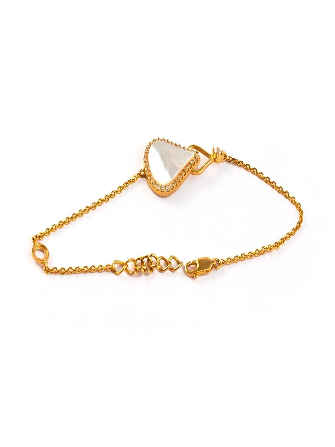 Vinayak Jewellers 925 Sterling Silver The Pearlescent Elegance Bracelet