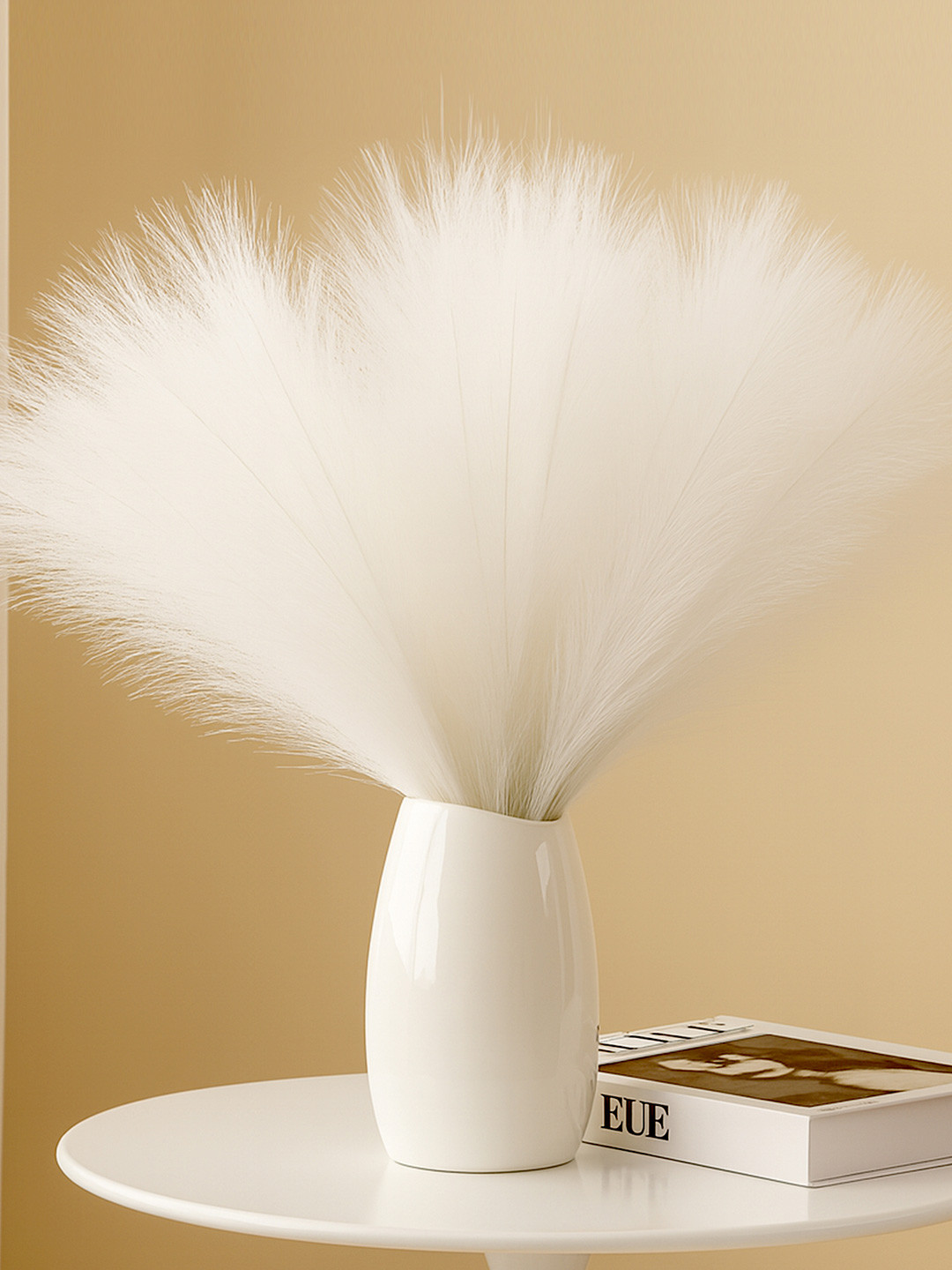 Homesake White 3-Pieces Faux Pampas Grass Plant