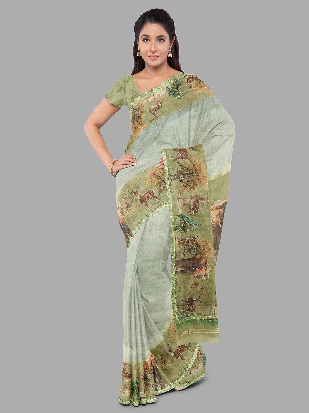 The Chennai Silks Tissue Uppada Saree