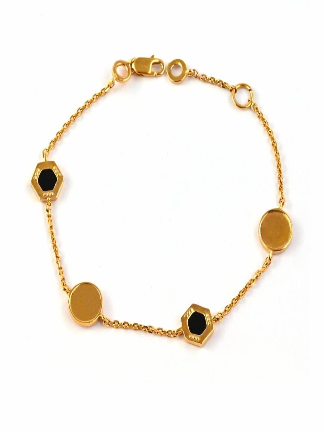 Vinayak Jewellers 925 Sterling Silver The Monochrome Harmony Bracelet