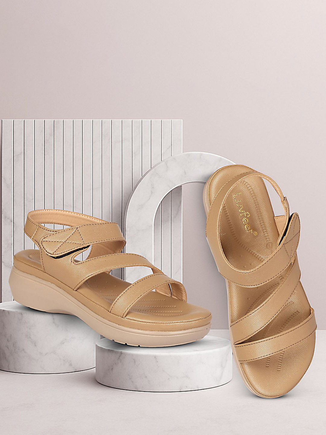 Luvfeet Diabetic & Orthopedic Platform Heel Sandals