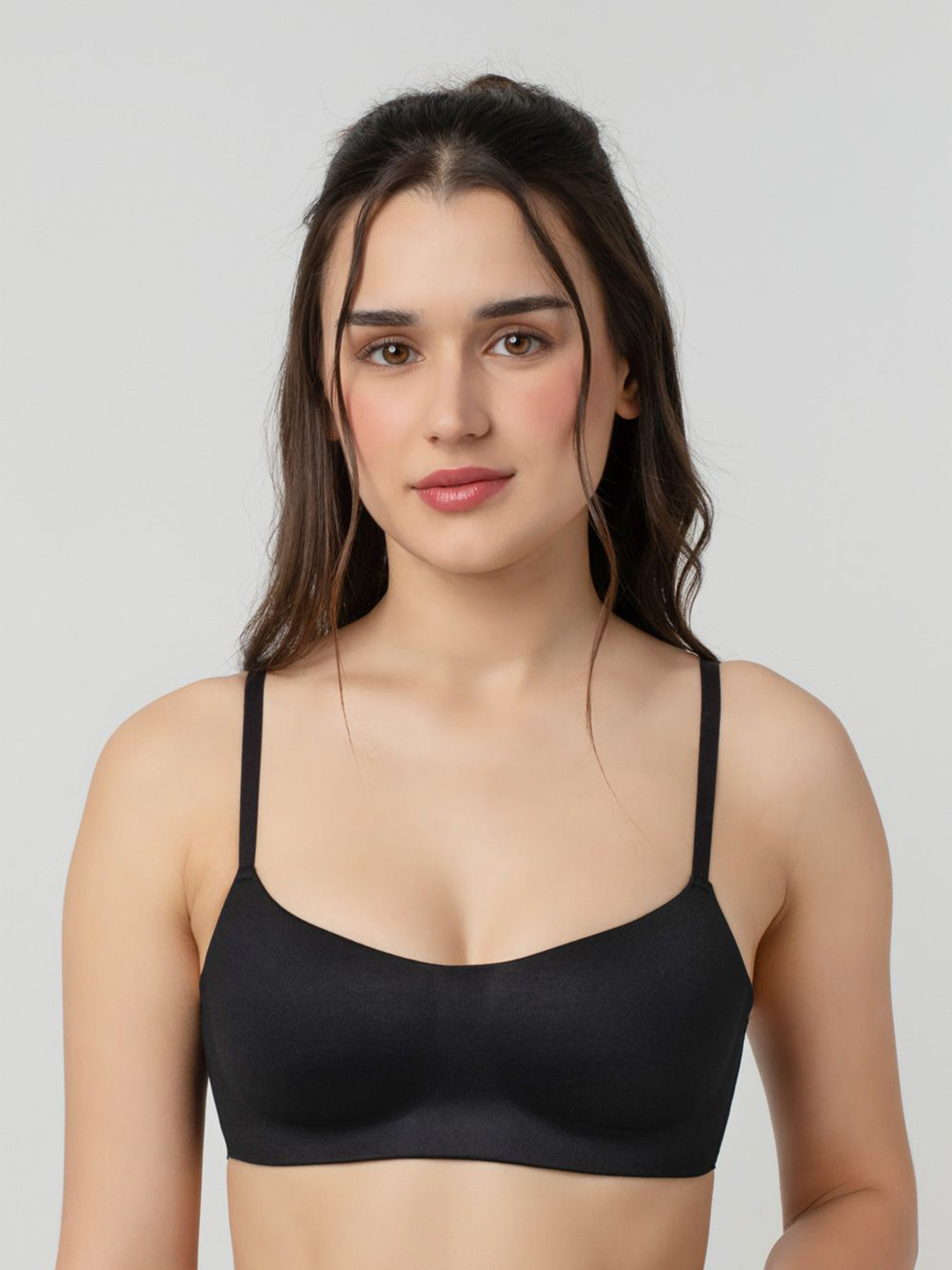 bodyline Women Seamless Light Padded All Day Comfort Balconette Bra