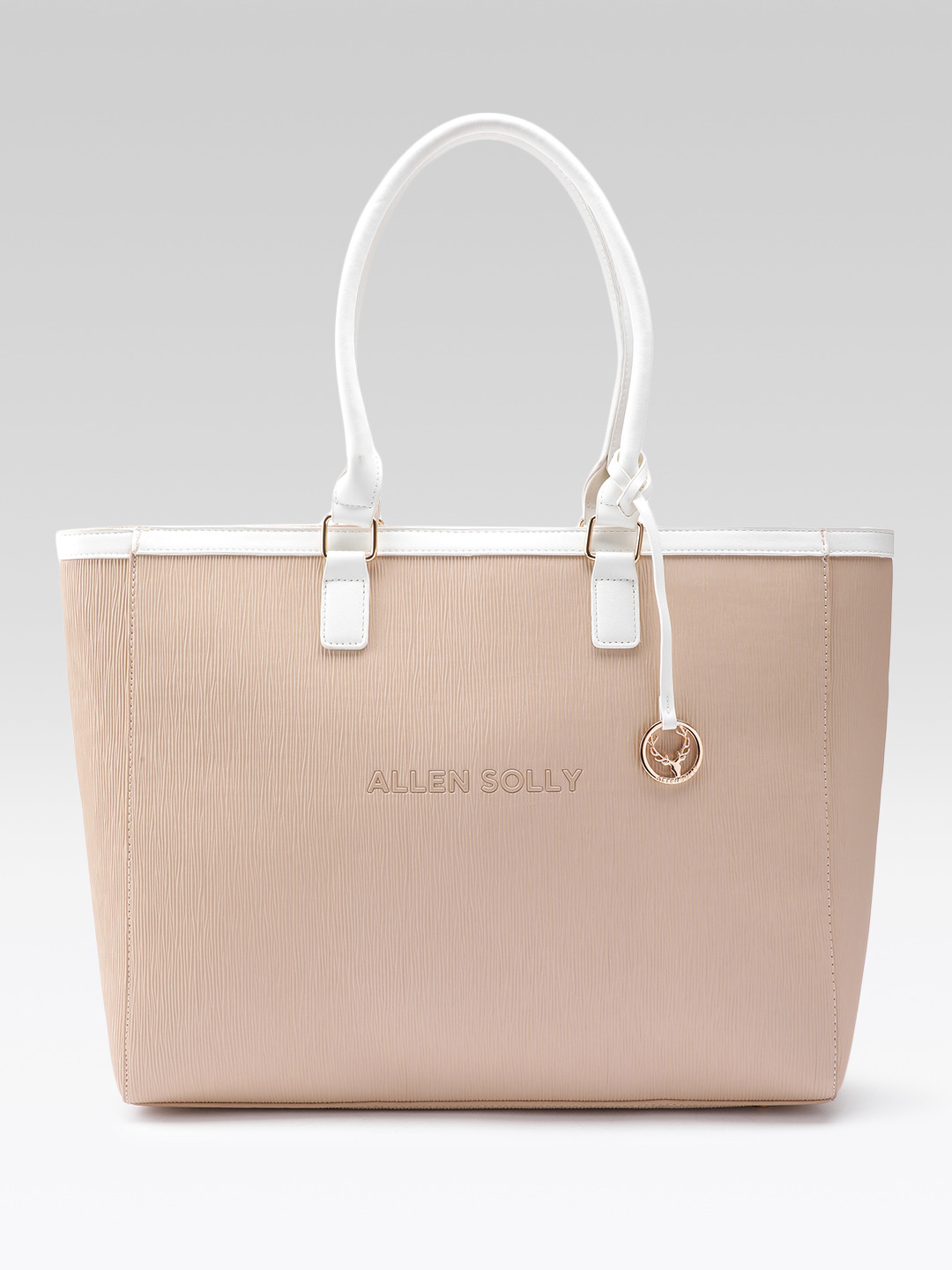 Allen Solly Textured Shoulder Bag with Laptop Sleeves - Up to 14 inch