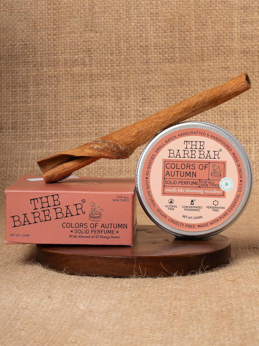 The Bare Bar Colors Of Autumn Long Lasting Solid Perfume - 20 g