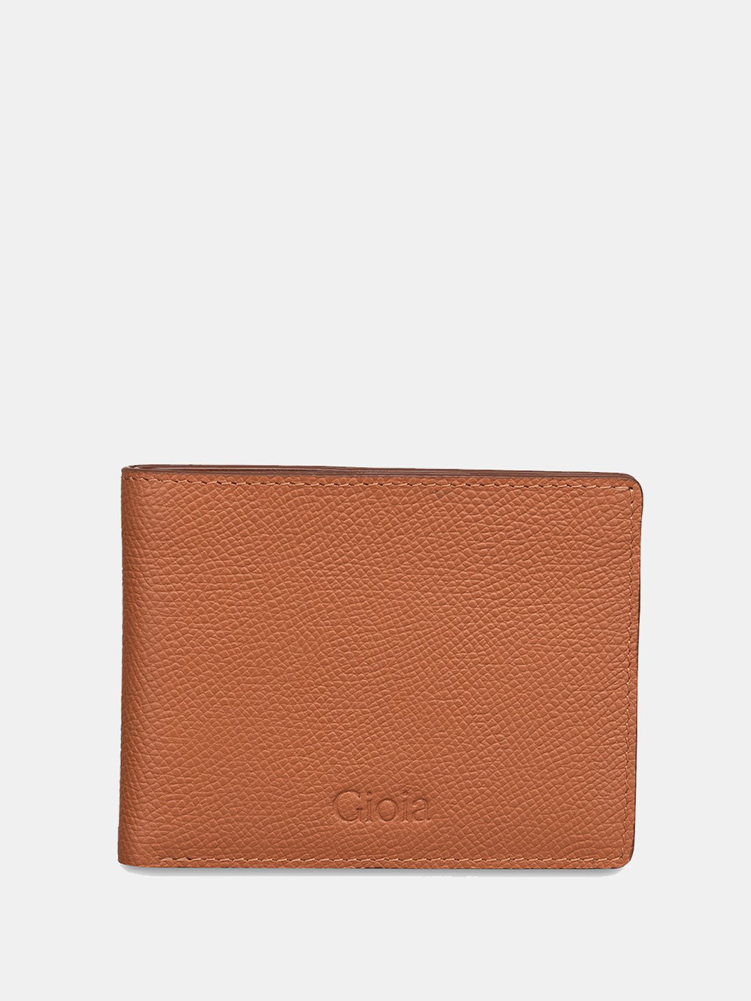 GIOIA Tan Bello Mini Bifold Wallet
