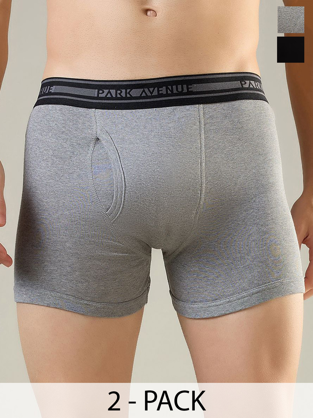 Park Avenue Men Pack of 2 Pure Cotton Trunk PZTX00231-X387F100