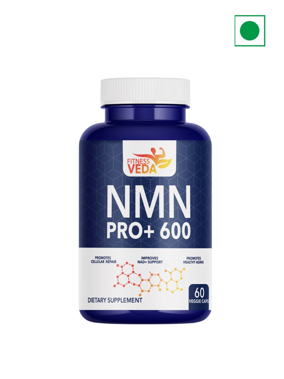 FITNESS VEDA NMN PRO+600mg - 60 Capsules