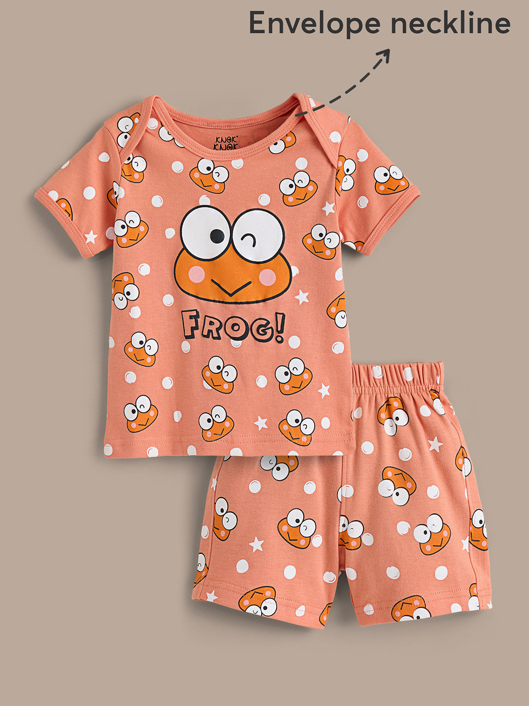 2-Pc Quack Squad Cotton T-shirt & Shorts