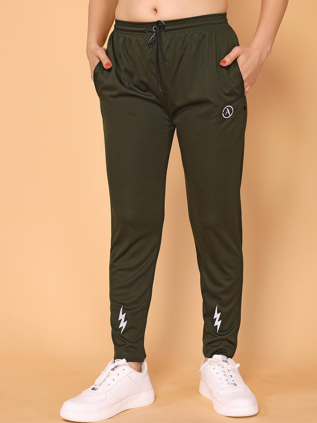 Moda Rapido Women Plain Lycra Trackpants