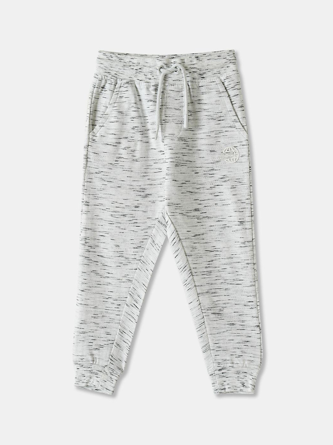 R&B Boys Self Design Cotton Joggers
