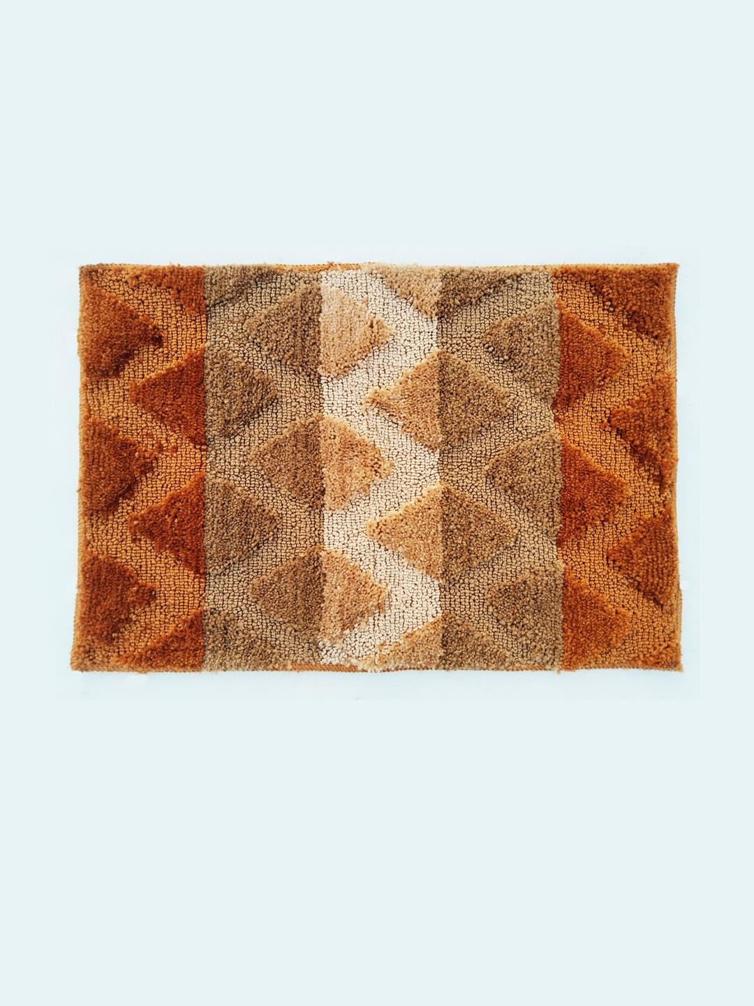 CROWN MATTINGS Gold 1400 GSM Microfibre Bath Rugs