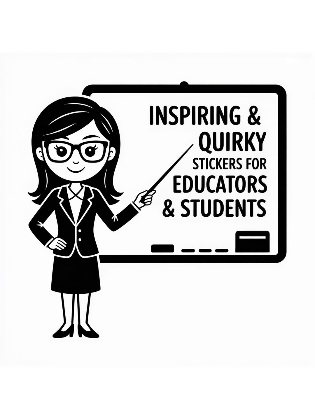 PRINTING DADDY Pack Of 50 Vinyl Stickers