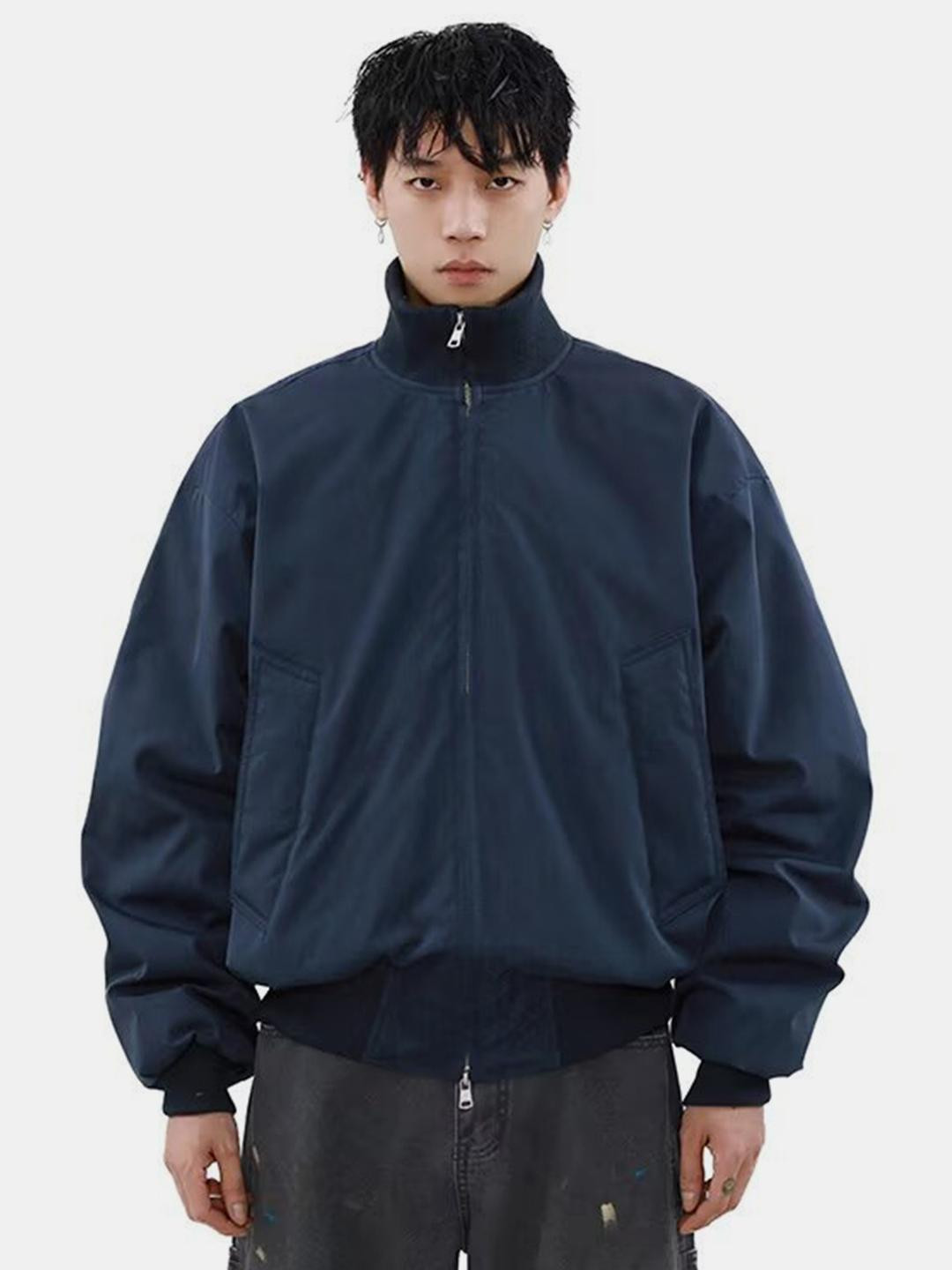 HERE&NOW Men Polyester Open Front Jacket