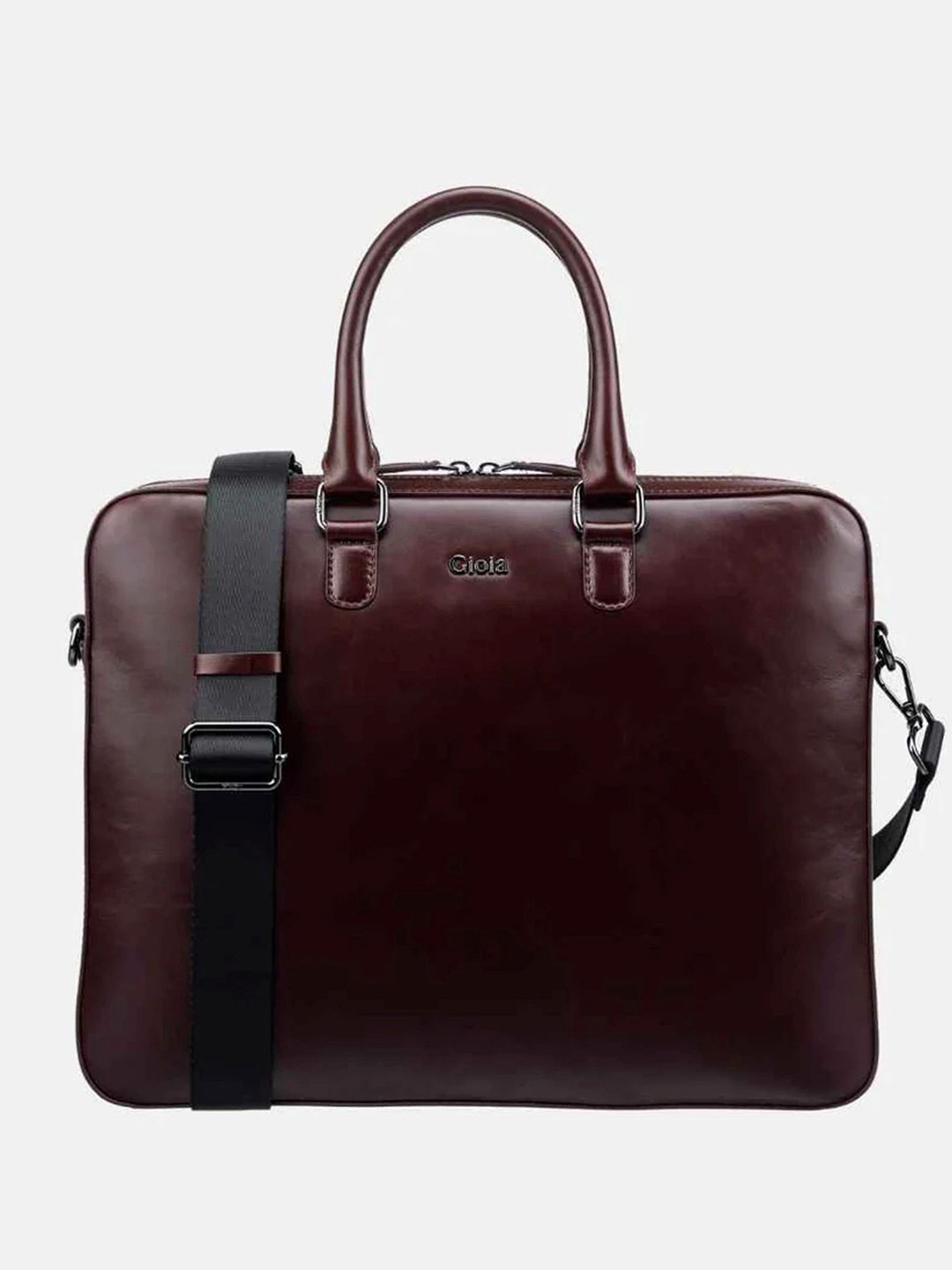 GIOIA Burgundy Enzo Laptop Bag