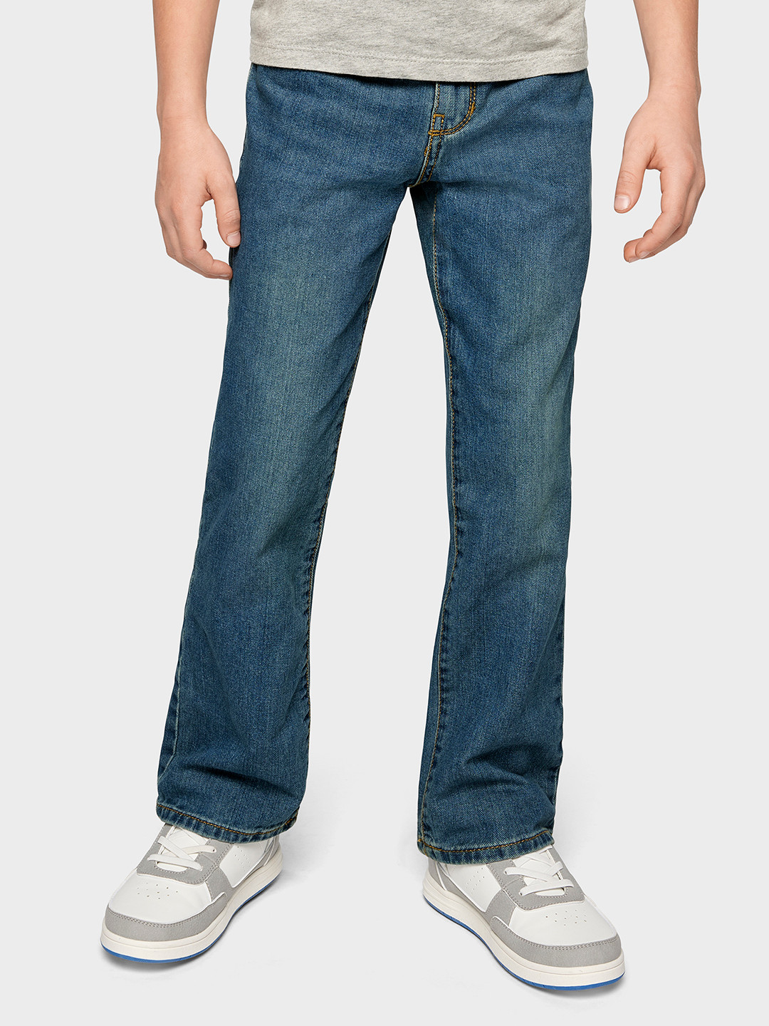 THE CHILDREN'S PLACE Boys Bootcut Mid-Rise Light Fade Jeans