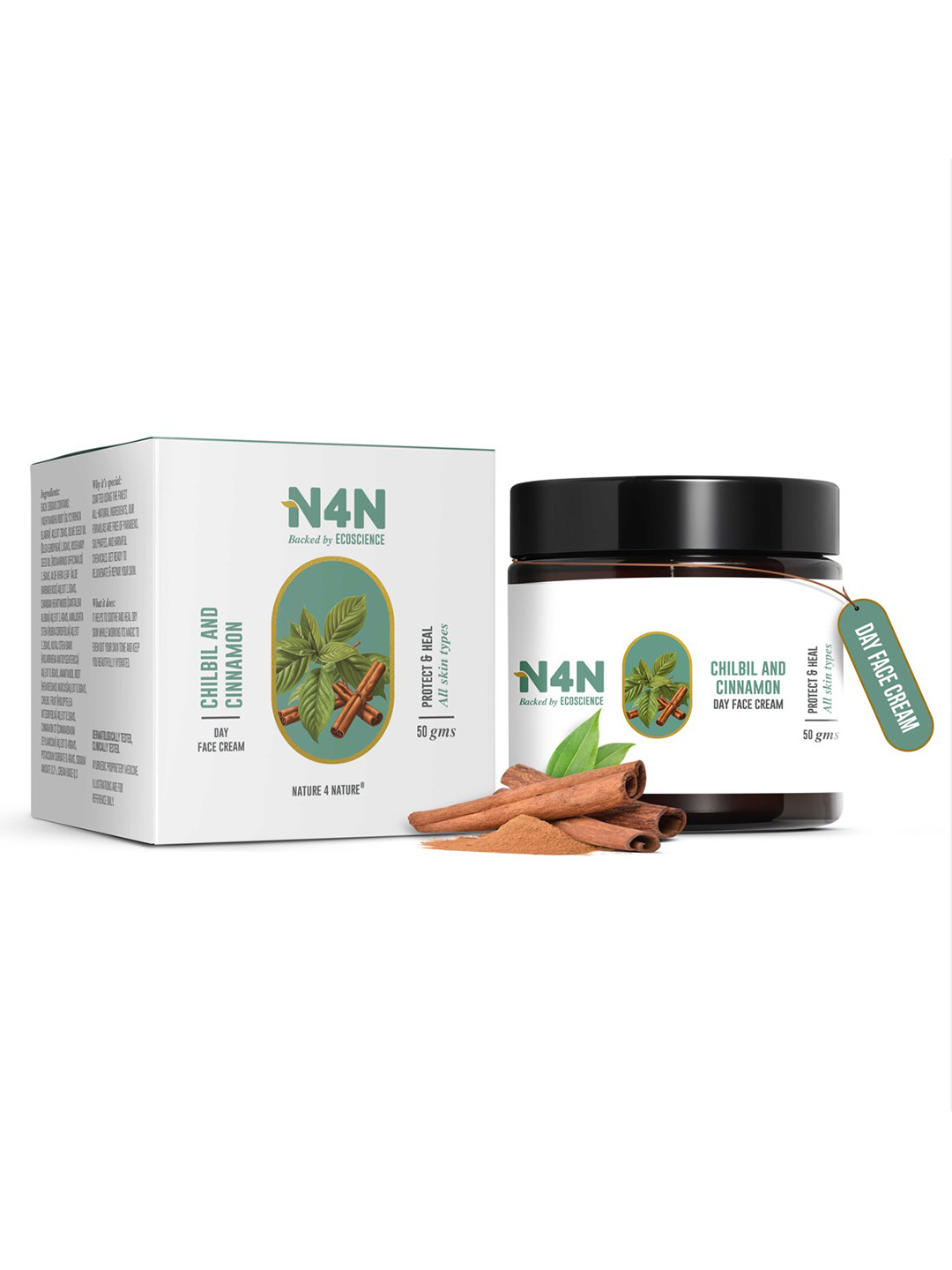 N4N  Fresh Boost Day Face Cream With Cinnamon - 50g