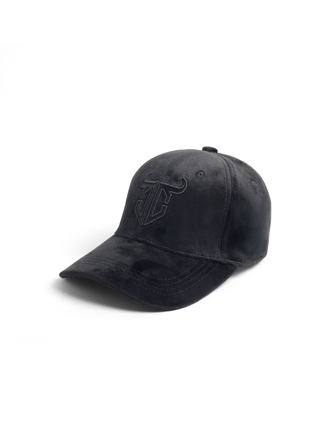 GO DEVIL Men Premium Logo Printed Embroidered Black Cotton Cap