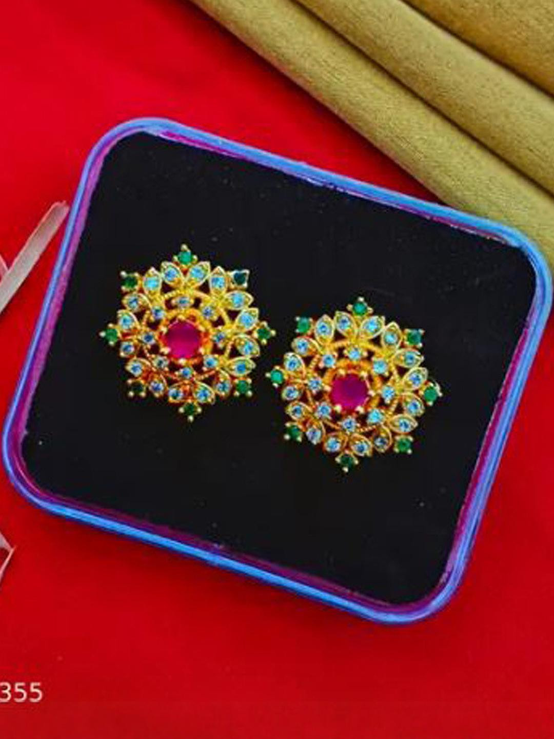 NANDANA COLLECTIONS Gold Alloy Earrings