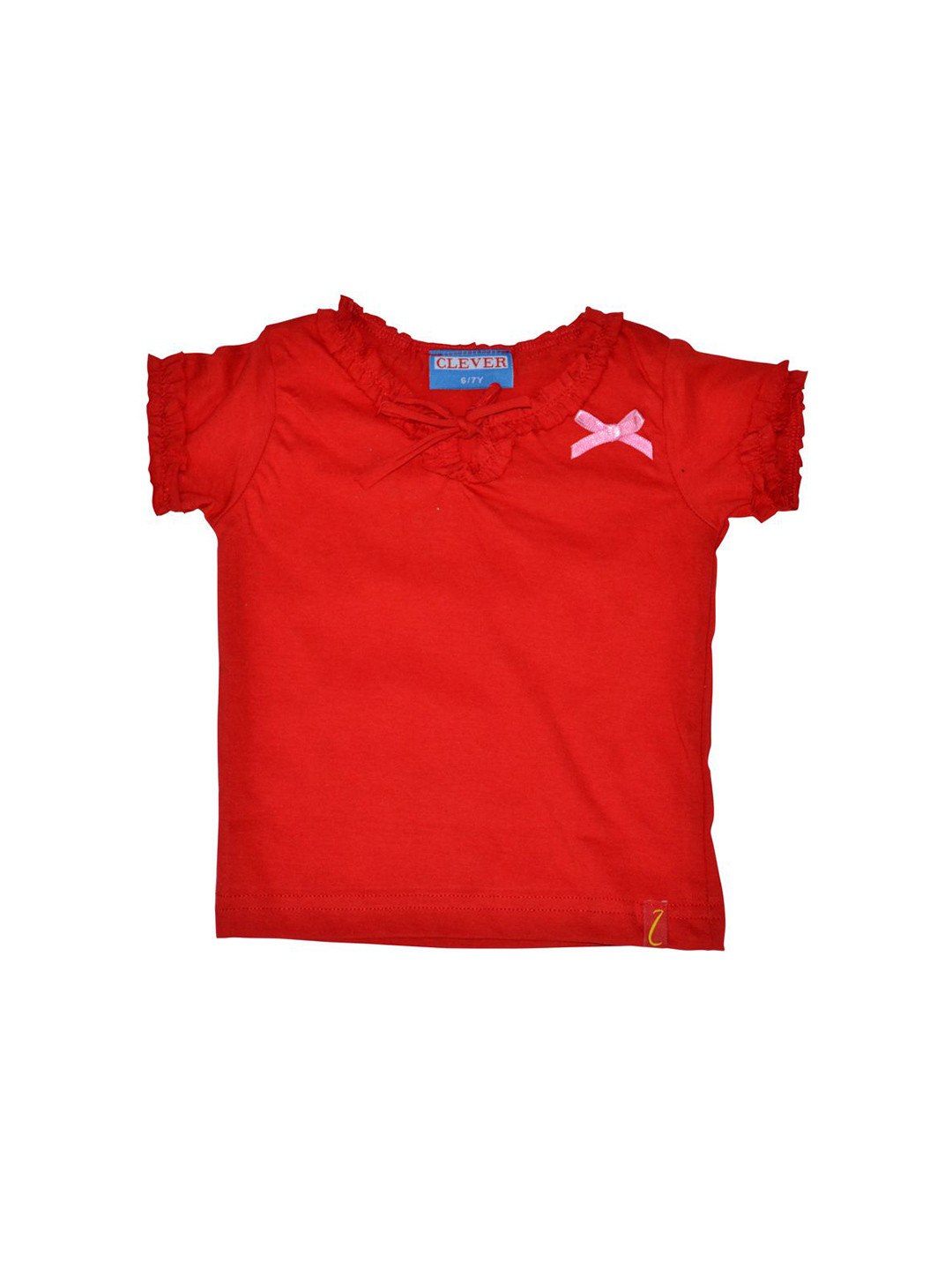 CLEVER Flutter Sleeve Peplum Top