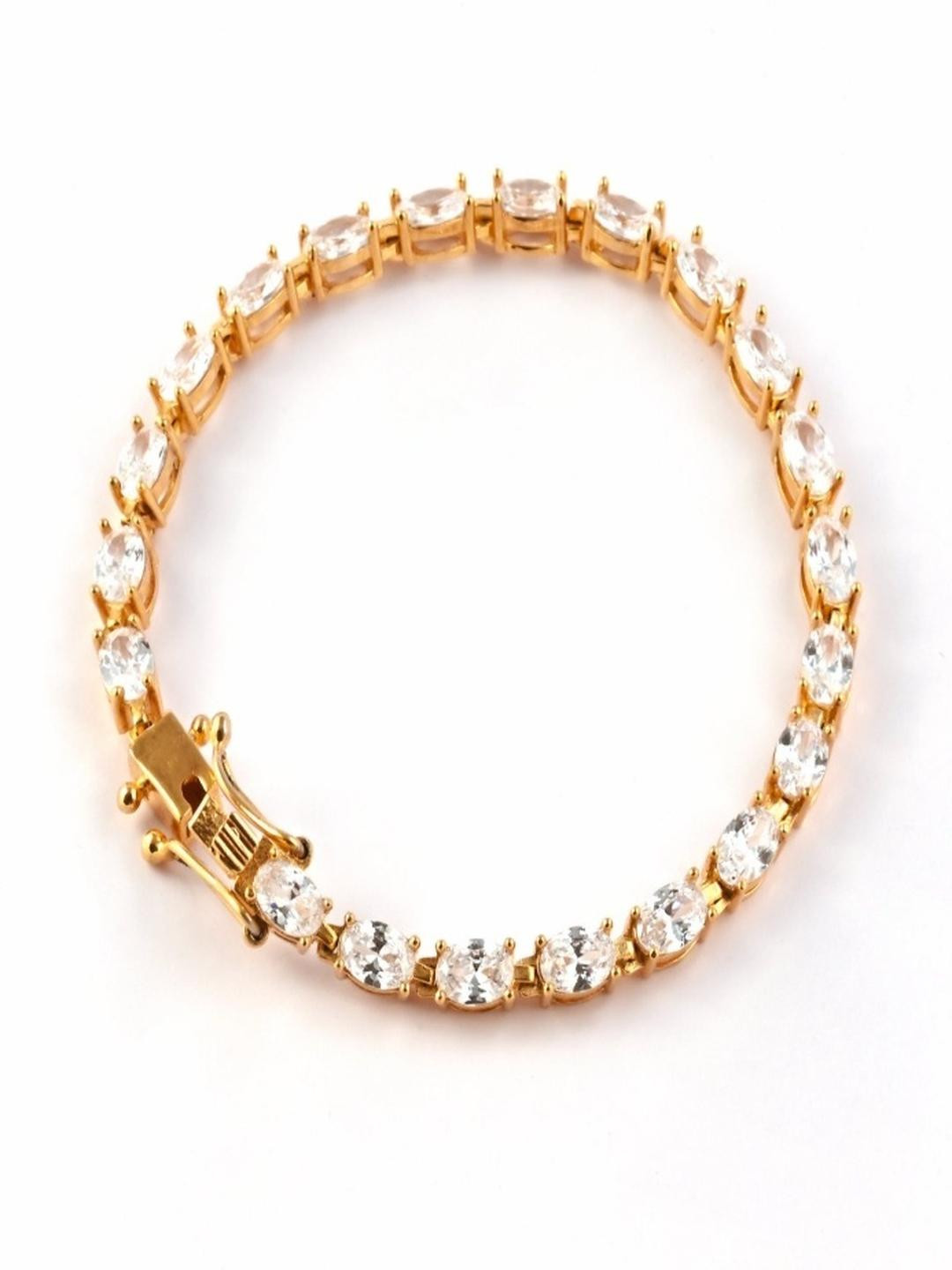 Vinayak Jewellers 925 Sterling Silver The Silver Tennis Bracelet