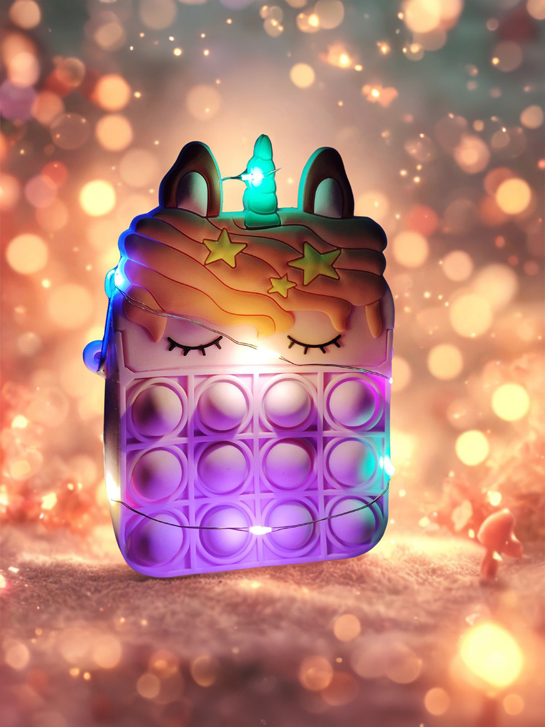 Carry Trip Girls Mini Crossbody Cosmetic Bag With LED Lights