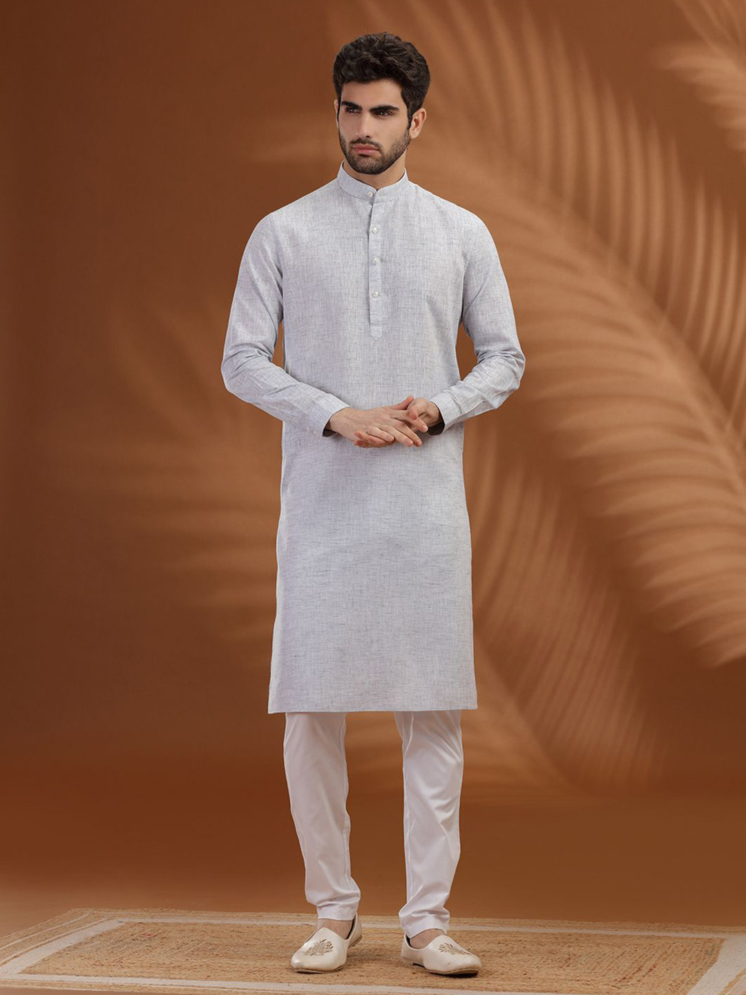 Modi Kurta Mandarin Collar A-Line Kurtas