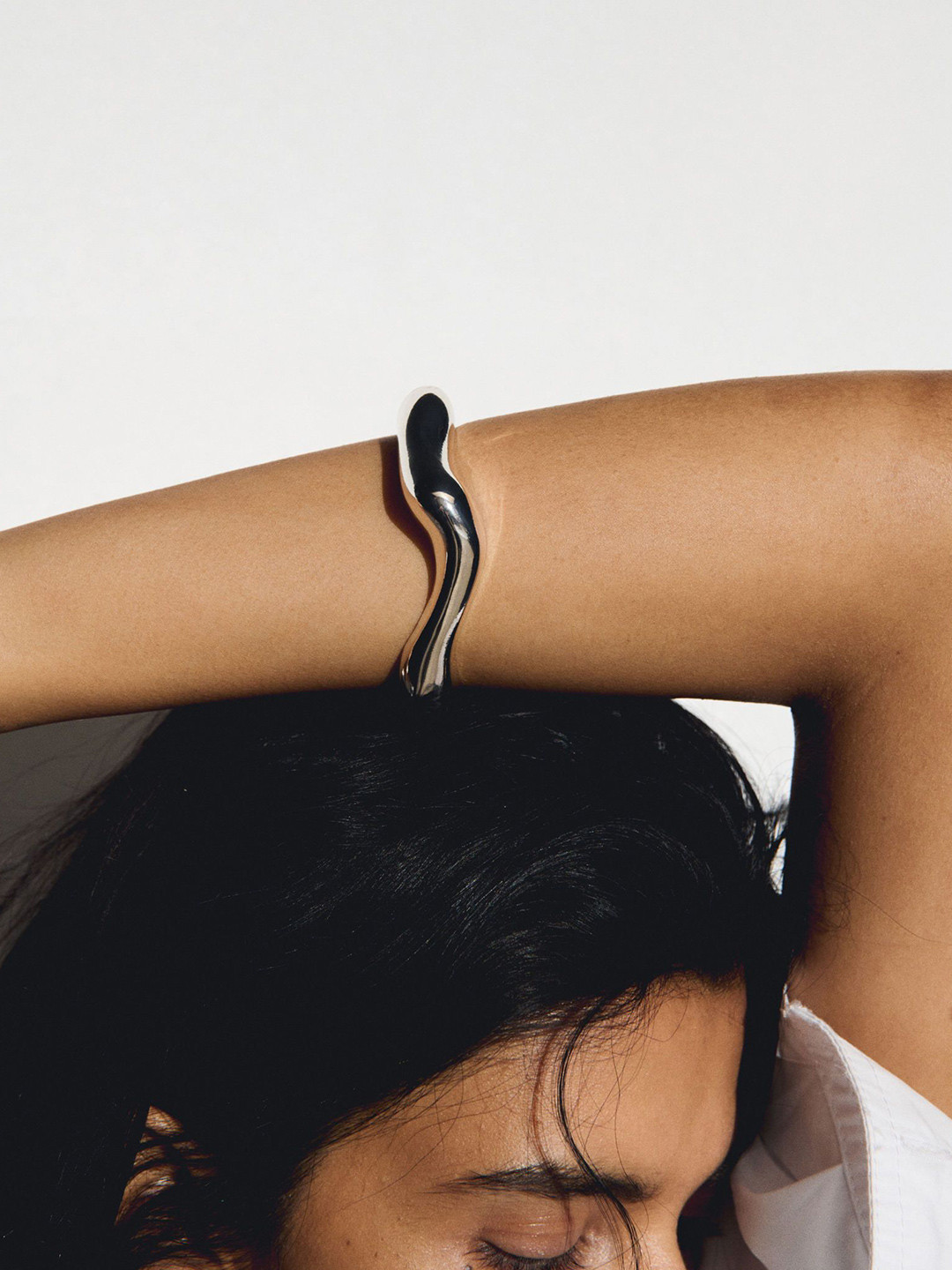 H&M Asymmetric Hinged Bangle