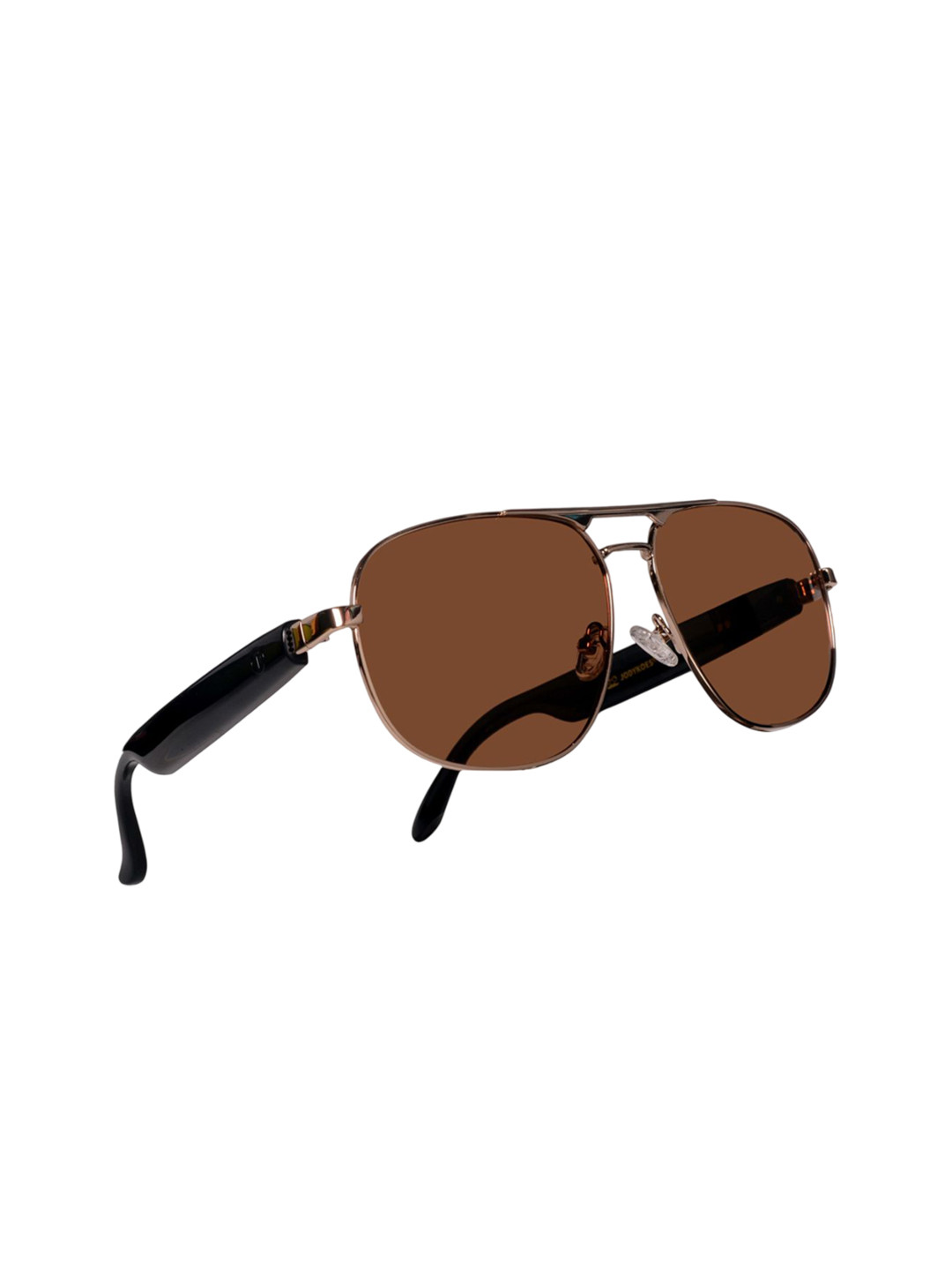 JODYKOES Unisex Gold-Toned Aviator Sunglasses JK-SMARTGLASSES-GS02-GOLD