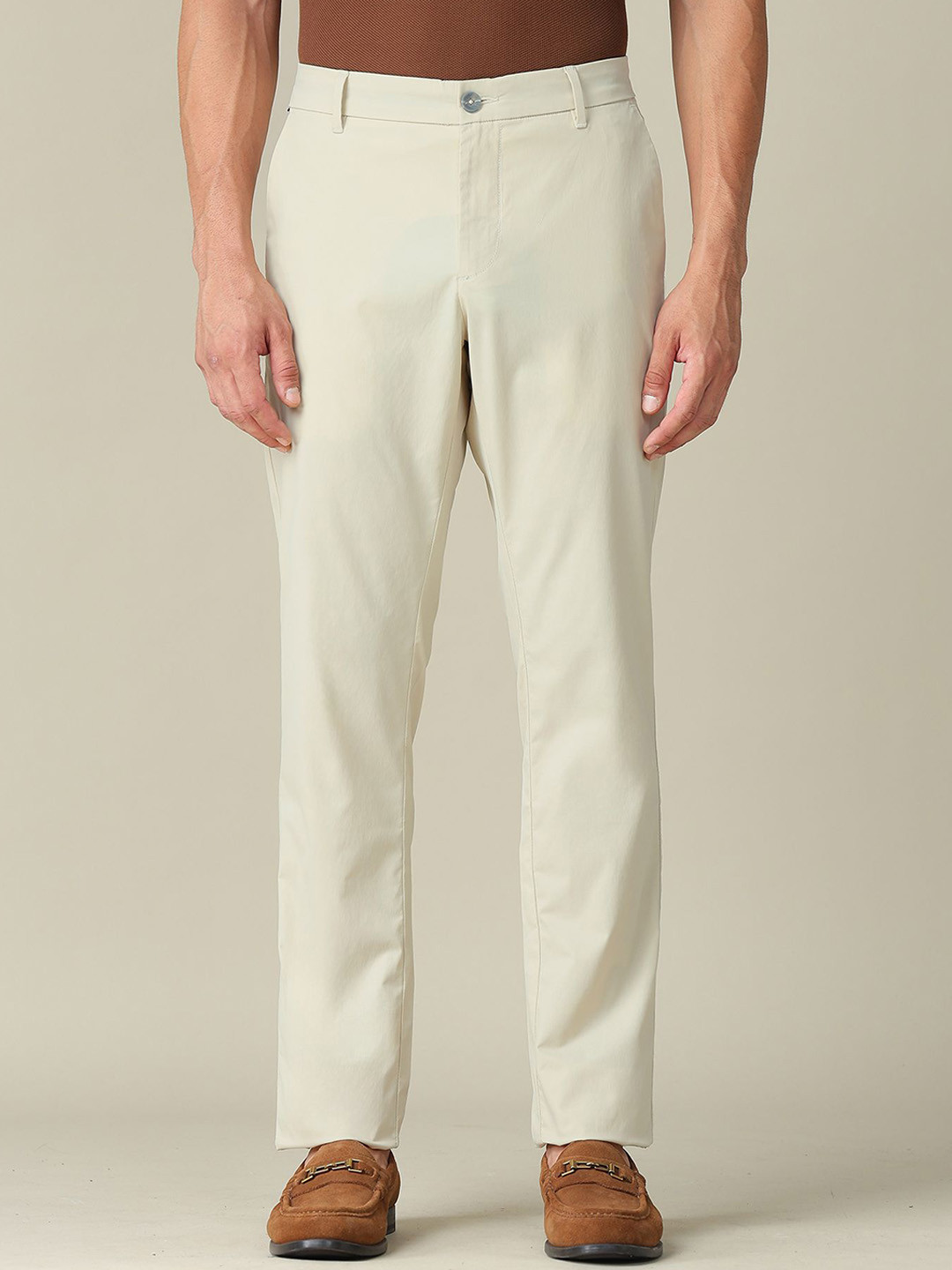 U.S. Polo Assn. Denver Men Slim Fit Mid-Rise Trousers