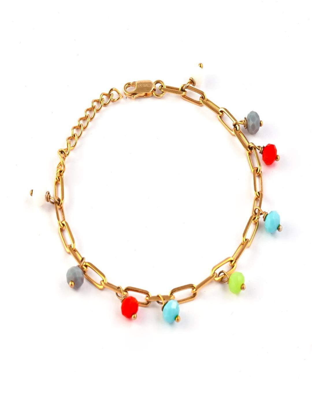 Vinayak Jewellers 925 Sterling Silver The Chromatic Charm Bracelet