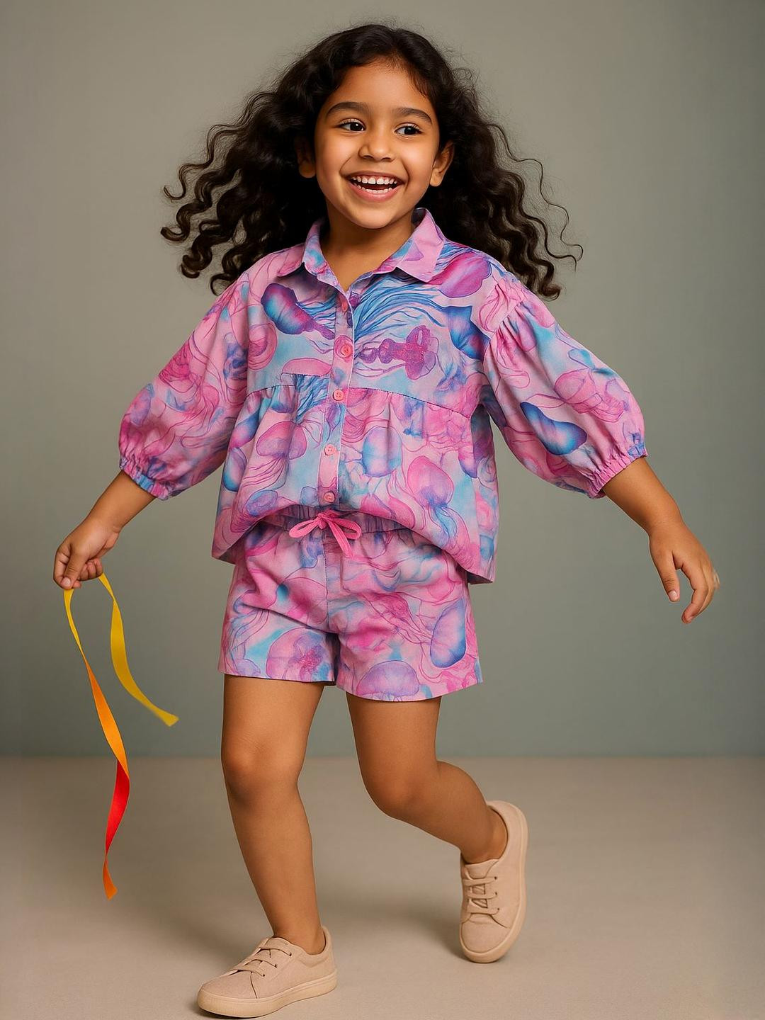 TALES & STORIES Girls Viscose Rayon Casual Shirts