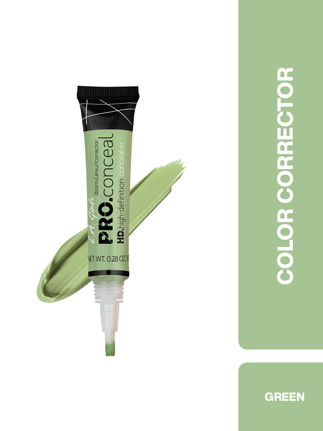 L.A Girl Pro Conceal Corrector High Definition Concealer - Green GC992 8g