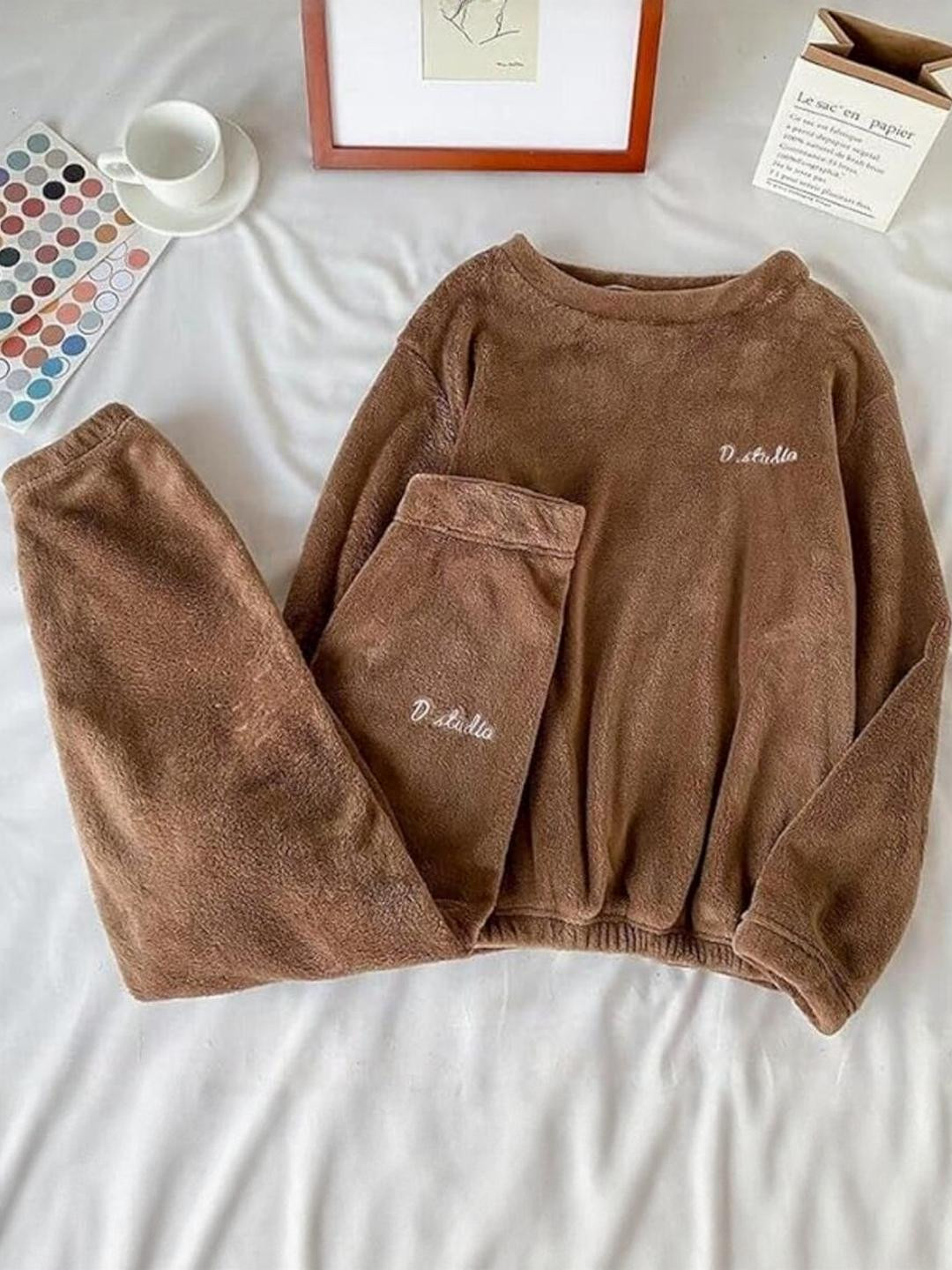 FITIN OUTFIT Boys Winter Sweatshirt & Pyjamas