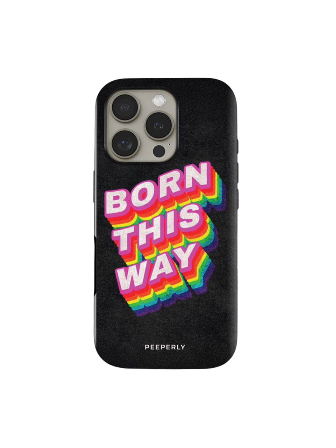 PEEPERLY Women Pride Pop Crystal Printed iPhone 14 Back Case Mobile Accessories