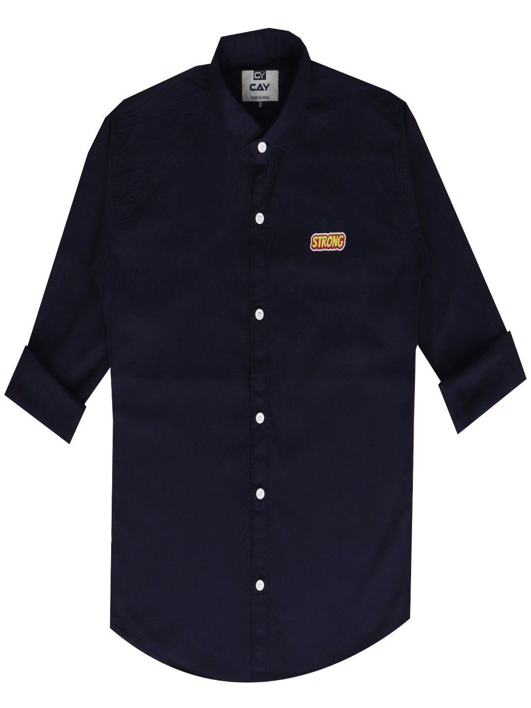 CAY Boys Standard Spread Collar Cotton Shirt