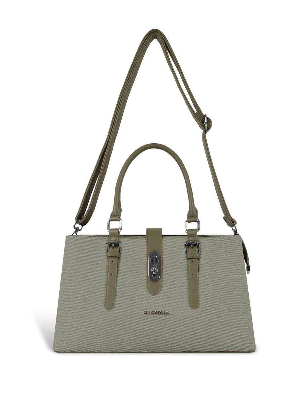 MAGNOLIA Women Textured Faux Leather Hand Bag