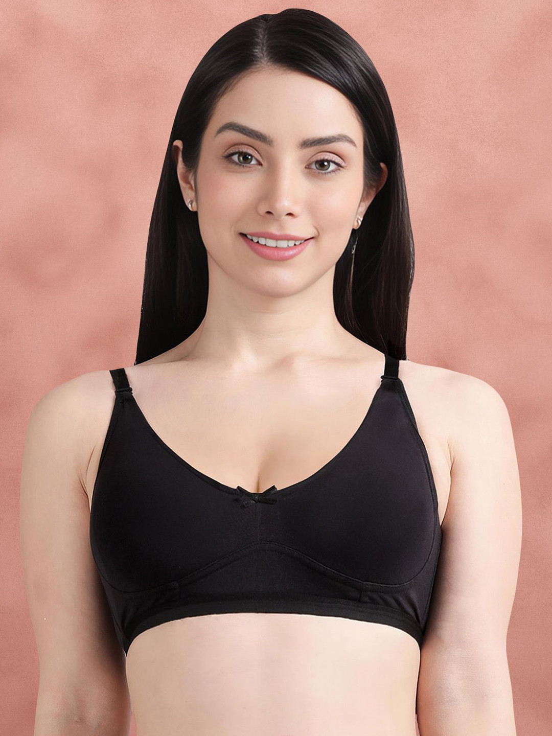 Susie Women Full Bra Coverage Non Padded Non-Wired Cotton Regular Bra