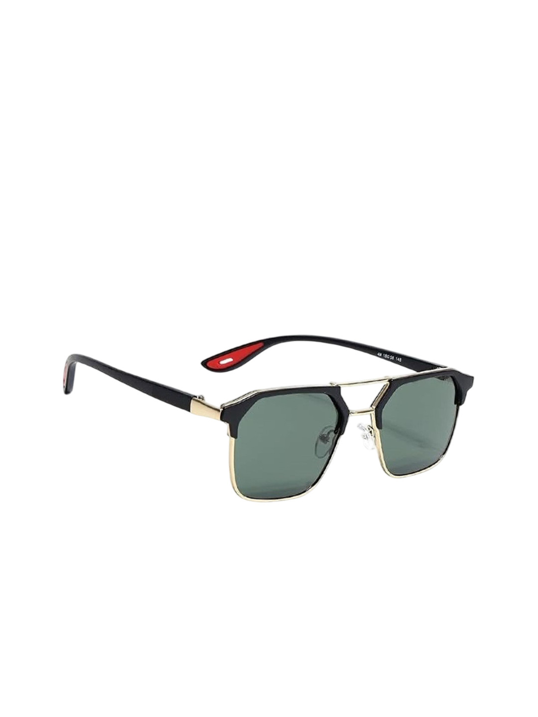 SPADEACES Unisex Aviator Sunglasses with UV Protected Lens Final Boss Gold Brown