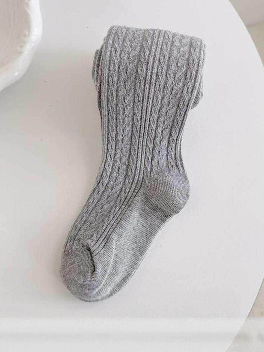 KIDOfash Girls Grey Cotton Stocking