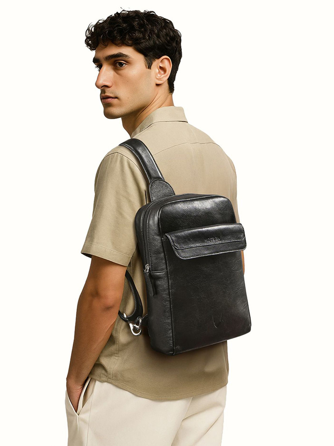 Hidesign Men Leather Backpacks
