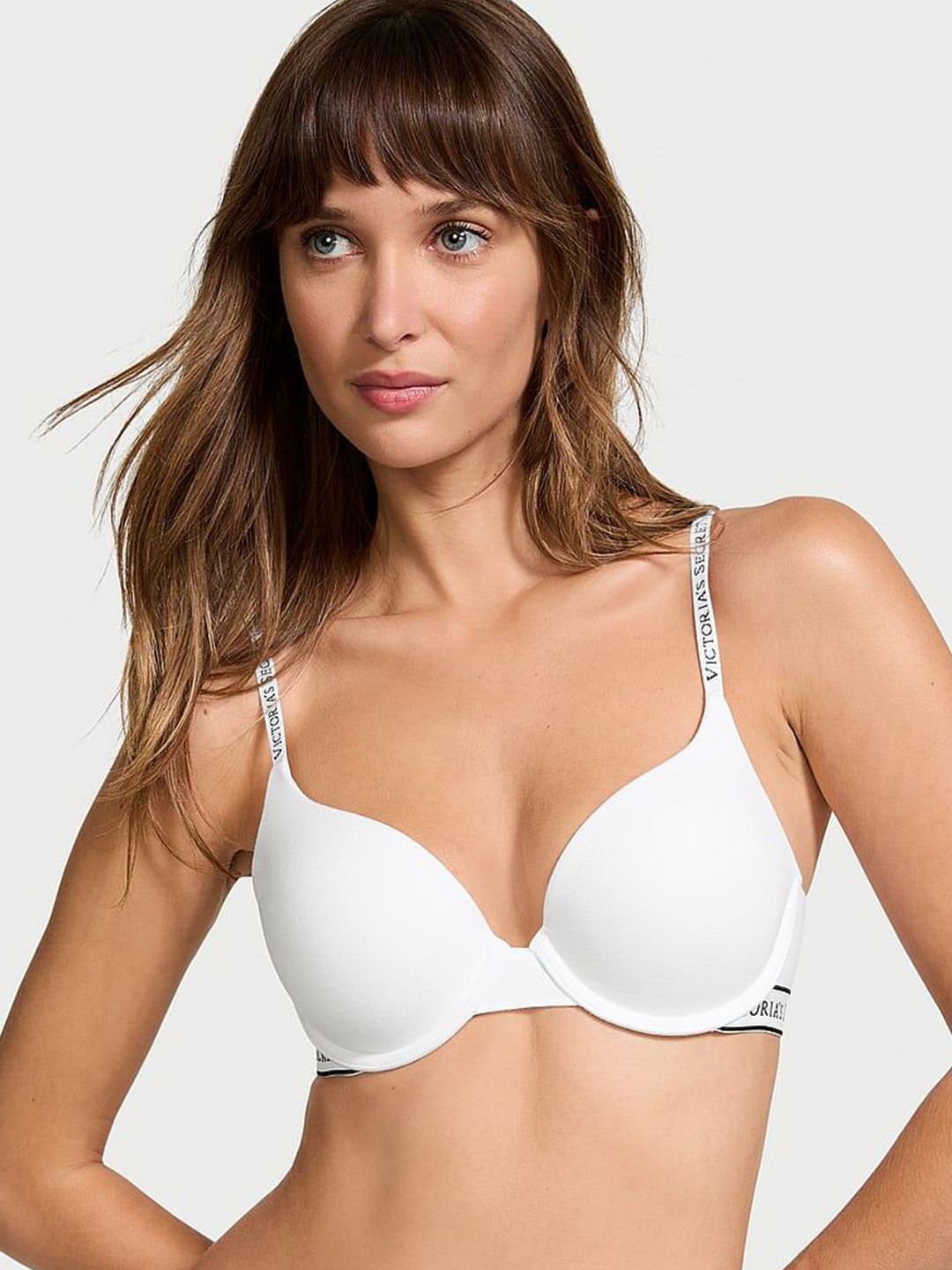 Victoria's Secret Women Brand Logo Full Coverage Heavily Padded Push-Up Bra
