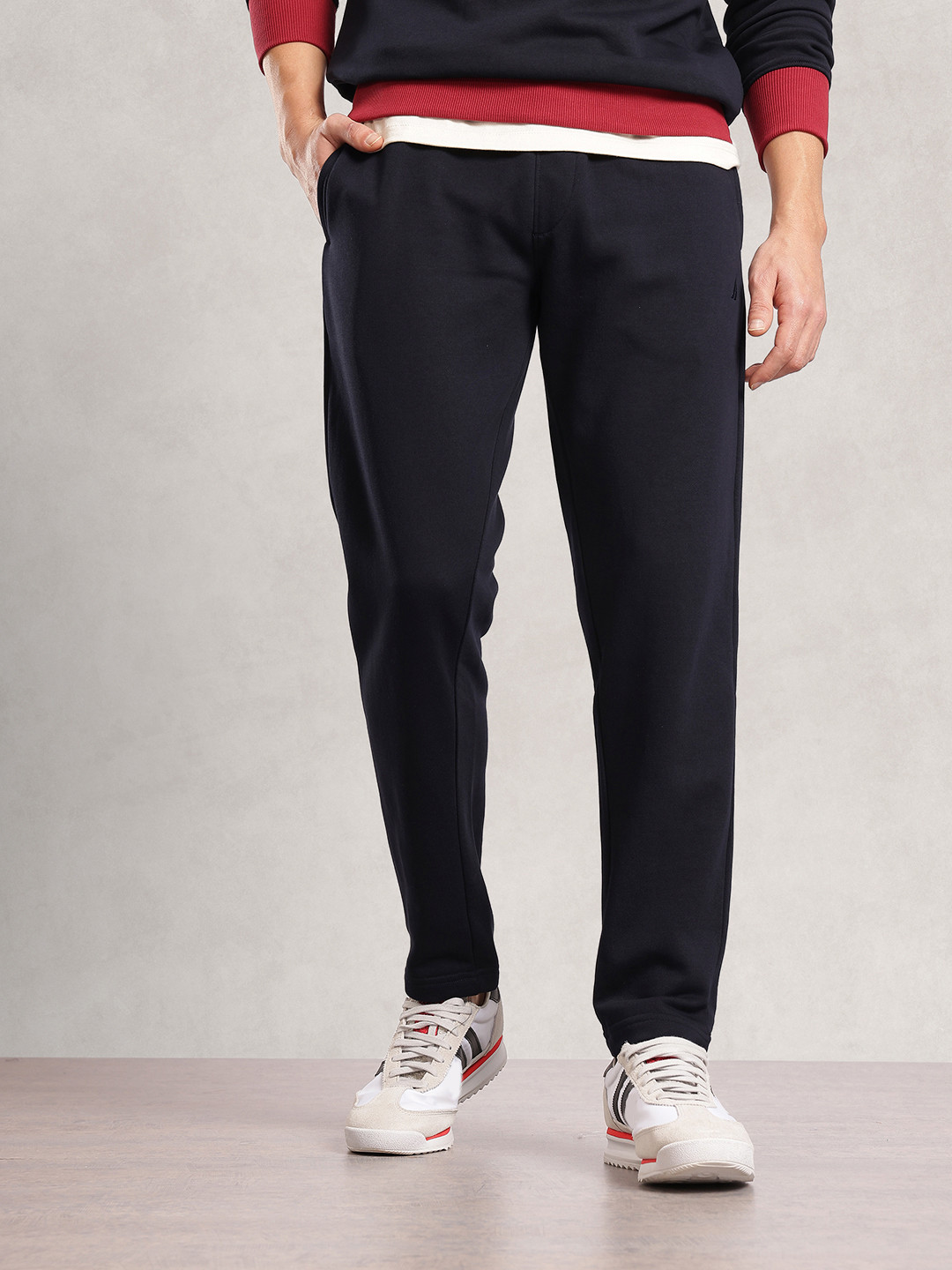 Nautica Men Brand Logo Printed Track Pants